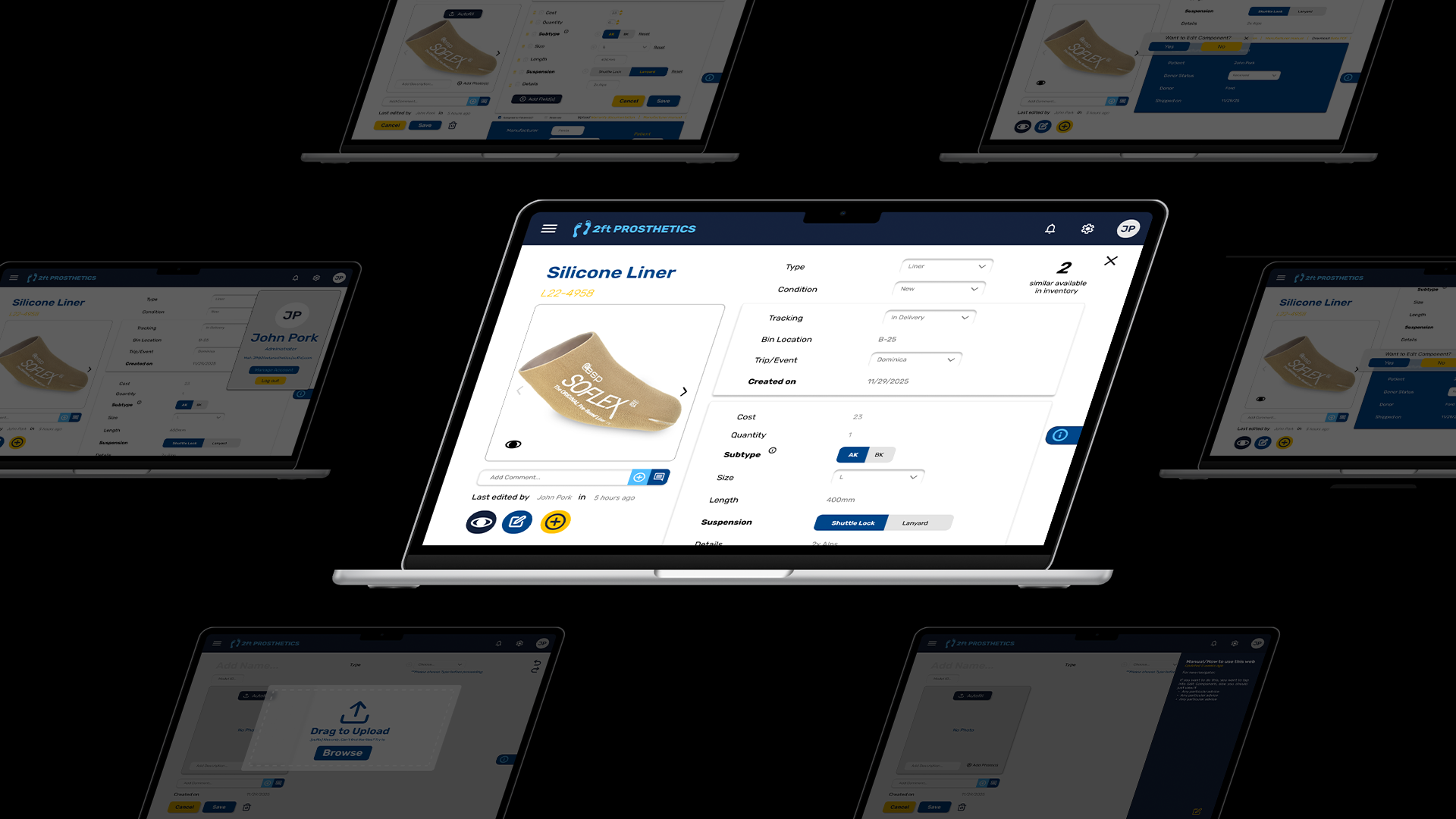 T4SG × 2ft inventory system preview